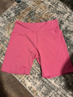 Bluenotes High-Waist Pink Biker Shorts